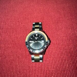 Fossil Black and Gold Men's Watch